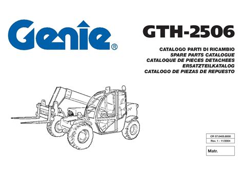 genie telescopic service manual